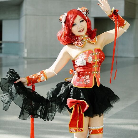 Nishikino Maki Idolized Qipao Cosplay from Love Live! - Picture 6 of 6